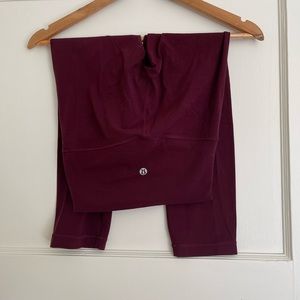 Maroon lululemon Align leggings